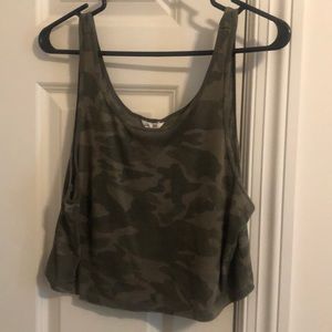 Camo flowy tank top